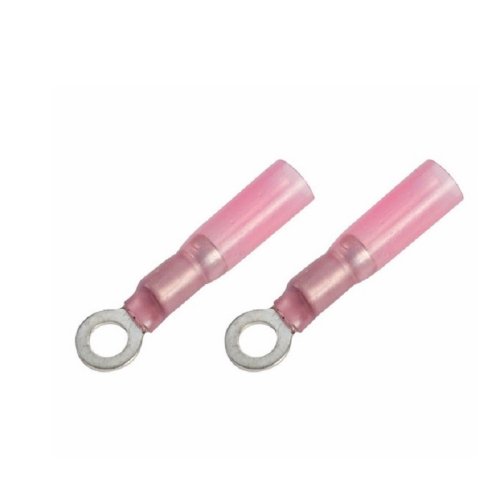 Наконечник кольцевой  изолированный термоусаживаемый НКИТ 1.5-2.5мм Rexant (отверстие ø6.5мм) картинка